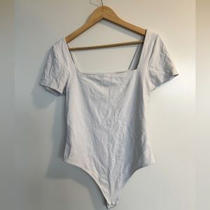 BABATON White square neck bodysuit